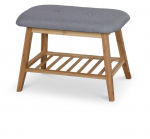 Batų lentyna - suoliukas Halmar ST14, rudas/pilkas