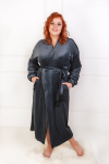 Plus size chalatas moterims