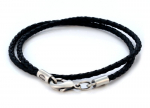 Bico 3mm juodas pintas karoliai (CL13 juodas)
