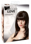 Moteri&scaron;kas perukas Wigged Love, juodas
