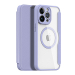 Dux Ducis Skin X Pro iPhone 14 Pro Max Magnetic MagSafe Flip Purple