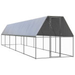 Lauko narvas vi&scaron;čiukams, pilkas, 2x10x2m