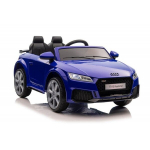Vienvietis vaiki&scaron;kas elektromobilis Audi TTRS, tamsiai mėlynas