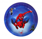 Vienkartinės lėk&scaron;tutės Žmogus voras Spiderman 23cm, 10 vnt.