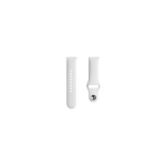 Evelatus 20 mm silikoninės kilpinės laikrodžio dirželiai (130 mm M / L) Baltos spalvos