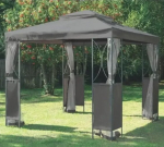 Pavėsinė Altana 3989, 2.5x2.5 m, pilka