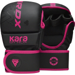 MMA treniruočių pir&scaron;tinės RDX F6 Kara, juodos/rožinės