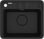 Granitinė virtuvinė plautuvė Deante Momi ZKMG103, Metallic graphite