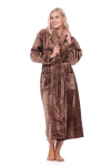 Chalatas moterims Elite Bamboo, rudas