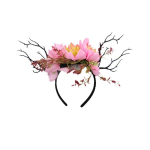 Lankelis su ragais ir gėlėmis