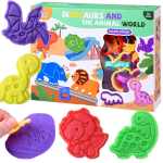 Plastilino rinkinys Dinozaurų formelės