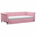 Sofa-lova vidaXL, 90x200 cm, rožinė