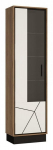 Vitrina Wojcik meble Brolo BROV01, juoda/ruda