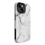 Evelatus &scaron;arvuotas dėklas Apple iPhone 15 Marble White