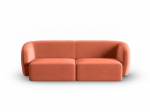 Sofa Milo Casa Paolo, rožinė/oranžinė