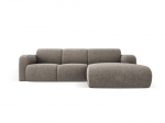 De&scaron;ininė sofa Windsor & Co Lola, 250x170x72 cm, pilka