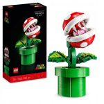 LEGO Super Mario 71426 Piranha augalas, &scaron;arnyrinė figūrėlė su vamzdeliu ir 2 dalimis, modelis suaugusiems, dovanos idėja