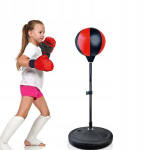 Bokso kriau&scaron;ė su stovu ir pir&scaron;tinėmis, 106 cm