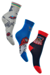 Kojinės berniukams Paw Patrol, įvairių spalvų, 3 poros