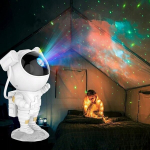 Led projektorius astronautas, baltas