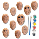 Velykų kiau&scaron;inių dažymo rinkinys su ornamentais MalPlay