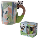 Keramikinis puodelis Panda Bear, įvairių spalvų
