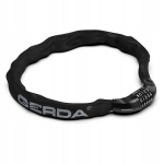 Gerda Contra Combo 900/6c grandininė spyna su 5 skaitmenų kodu, 90 cm