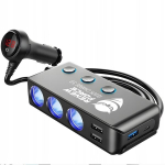 Automobilių Įkroviklis USB Skaidiklis 18W/120W 12/24V