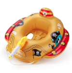 Plaukimo ratas Swimbobo Piratų laivas, 65x70 cm, geltonas