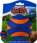 Žaislas &scaron;unims Chuckit! Ultra Squeaker kamuoliukas, 9 cm, mėlynas/oranžinis