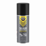 Elastinė pur&scaron;kiama guminė danga K2 Silgum, juoda, 400ml