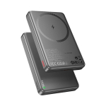 Atsarginis maitinimo &scaron;altinis ("Power Bank") HOCO Q26A Magnetic PD20W (10 000 mAh) - Juodas