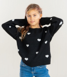 Name It vaiki&scaron;kas megztinis 13235204*02, juodas/baltas