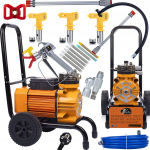 Dažymo agregatas Rosfix Strong Blue Storm SBS03 &ndash; Komplektas, Galingas 3500W variklis, Maksimali srovė 18 l/min