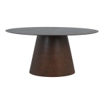 Valgomojo stalas Bolton, 90x160 cm, rudas