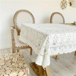 tablecloths, kitchen towels,Embroidered Tablecloth | For Weddings, Baby Showers, or as Photo Accessories, Cotton Material Available in Various Sizes,