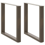 Valgomojo stalo kojelės, u formos, 2 vnt., 80x(72-73)cm
