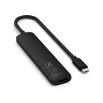 USB-C Multiport 6-in-1 Hub - SATECHI - Juodas - 4K HDMI - 10Gbps - Power Delivery 100W