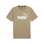 Laisvalaikio mar&scaron;kinėliai vyrams PUMA ESS+ 2 Col Logo Tee Oak Branch - 58675966, smėlio spalvos