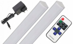 Led baldų kampinė juosta su pulteliu 2x100cm