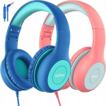 Earfun Sulankstomos ausinės vaikams, garsumo ribotuvas 85/94db, rinkinys