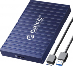 2,5 colio standžiojo disko dėklas usb 3.0, orico 5 gbps įrankių nereikalaujantis i&scaron;orinis standžiojo disko dėklas, skirtas 9,5 mm 7 mm 2,5 colio sata ssd hdd, su uasp palaikymu, usb kabelis (mėlynas)