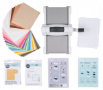 A5 dydžio i&scaron;kirtimo ir įspaudimo ma&scaron;ina Sizzix Big Shot, pradinis rinkinys, skirtas scrapbooking'ui