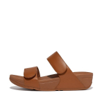 Moteri&scaron;kos sandaalit Fitflop Lulu Adjustable Leather, rudos