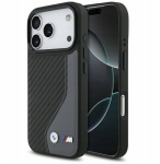 Dėklas BMW M Carbon Logo MagSafe Apple iPhone 17 Pro antrasitas, Etui BMW M Carbon Logo MagSafe do Apple iPhone 17 Pro antracyt