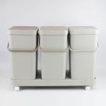 &Scaron;iuk&scaron;lių rū&scaron;iavimo konteineris 60 l &ndash; 3 skyrių atliekų kibiras