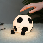 Naktinė lemputė, silikoninė futbolo lazda, įkraunama USB