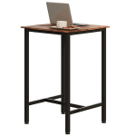 Kvadratinis virtuvės baro stalas virtuvėms ar svetainėms LOFT 90 CM