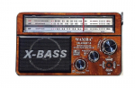 Radijo imtuvas Waxiba X-Bass rudas