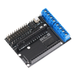 &bdquo;L293D&ldquo; variklio valdiklis ESP8266 &bdquo;WiFi ESP12E LUA&ldquo; - juoda